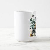 秋の収穫時計 コーヒーマグカップ (中央)