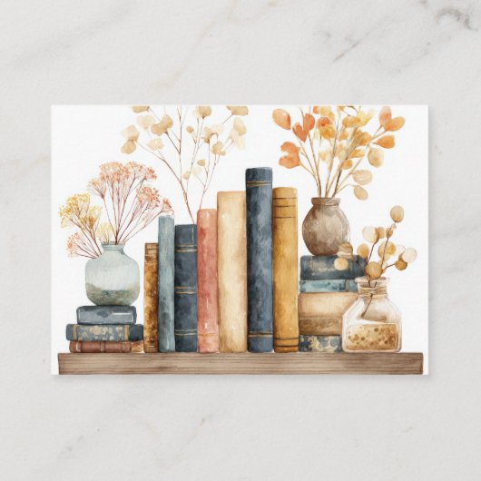 秋の収穫書 – 赤ちゃんシャワー エンクロージャーカード (裏面)