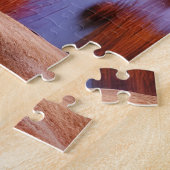 秋の収穫月（紫） ジグソーパズル (側面)