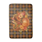 秋の収穫期の装飾品 バスマット (正面縦)