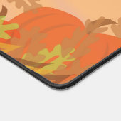 秋の収穫期ゴールデンカボチャ デスクマット (コーナー)