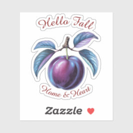 秋の収穫果実芸術とカスタム文字シール シール