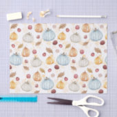 秋の収穫用カボチャ 薄葉紙 (クラフト)