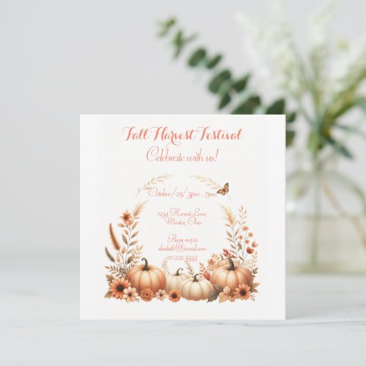 秋の収穫祭 招待状 (スタンド正面)