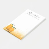 秋の収穫秋カボチャ感謝祭 ポストイット (アングル)