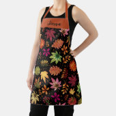 秋の収穫紅葉と紅葉の黒名 エプロン (インサイチュ)