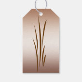 秋の収穫結婚のギフトラベル ギフトタグ (裏面)