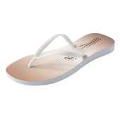 秋の収穫結婚の花嫁 ビーチサンダル (アングル)