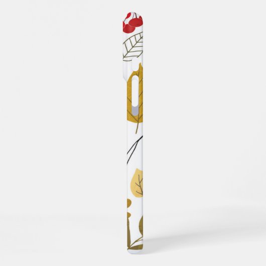 秋の収穫美学 iPhoneケース (左側面)