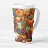 秋の収穫 カフェラテマグ (右アングル)