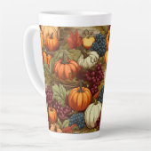 秋の収穫 カフェラテマグ (左アングル)