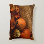 秋の収穫/カボチャとグルドのドア アクセントクッション (裏面(縦))