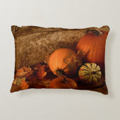 秋の収穫/カボチャとグルドのドア アクセントクッション (裏面)