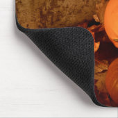 秋の収穫/カボチャとグルドのドア マウスパッド (コーナー)