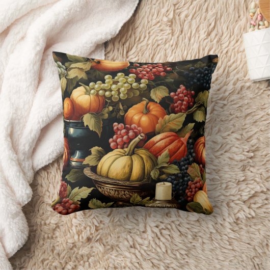 秋の収穫 クッション (ブランケット)