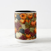 秋の収穫 ツートーンマグカップ (中央)