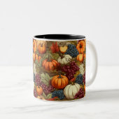 秋の収穫 ツートーンマグカップ (正面右)