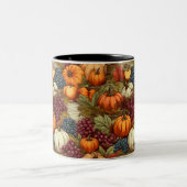 秋の収穫 ツートーンマグカップ (中央)