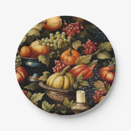 秋の収穫 ペーパープレート