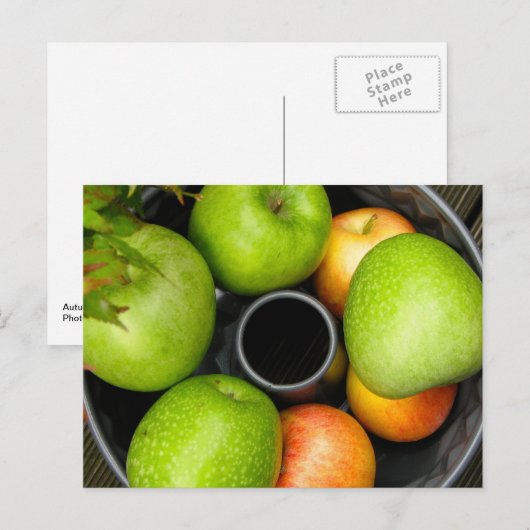 秋の収穫 ポストカード (正面/裏面)