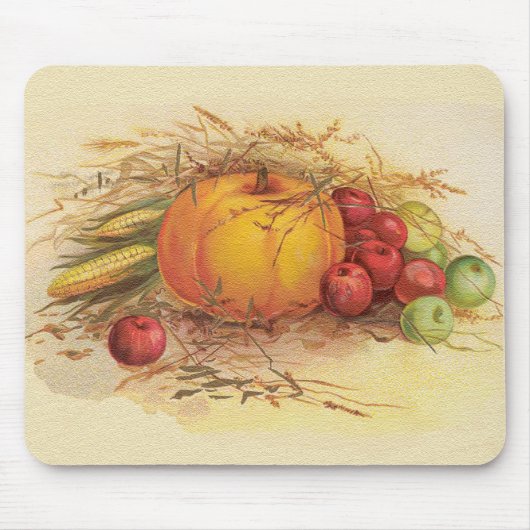 秋の収穫 マウスパッド (正面)