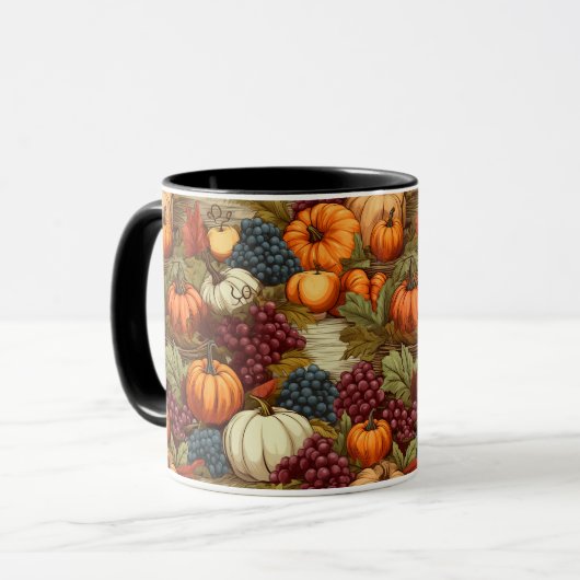 秋の収穫 マグカップ (正面左)