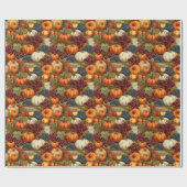 秋の収穫 ラッピングペーパー (フラット)