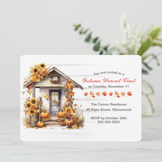秋の収穫 招待状 (スタンド正面)