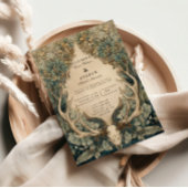 秋の収穫 木の森のウェディング 招待状