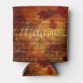 秋の収穫「秋」混合メディア 缶クーラー (正面)