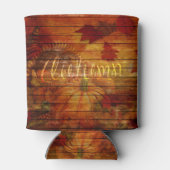 秋の収穫「秋」混合メディア 缶クーラー (裏面)