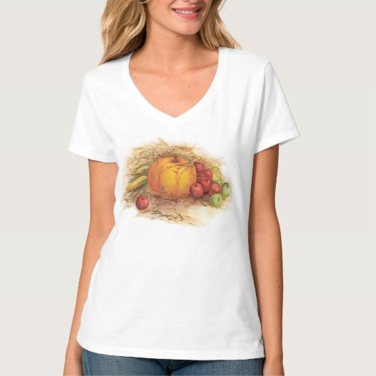 秋の収穫 Tシャツ (正面)