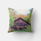 秋の古い納屋 クッション (裏面)