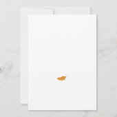 秋の合同ベビーシャワーとブライズシャワー 招待状 (裏面)