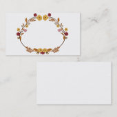 秋の名刺 名刺 (正面/裏面)