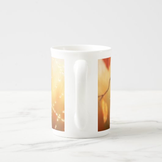 秋の名物マグカップの宝石 ボーンチャイナマグカップ (裏面)