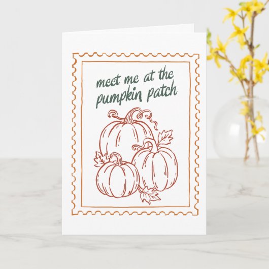 秋の名言 カード (黄色い花)