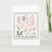 秋の名言 カード (正面)