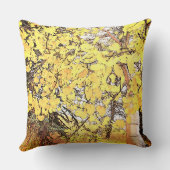 秋の呼び出し…《植物》アスペン離れの転倒.装飾用クッション クッション (裏面)