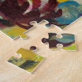 秋の喜びの花 ジグソーパズル (側面)