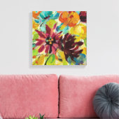 秋の喜び花 キャンバスプリント (インサイチュ (リビング))