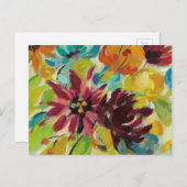 秋の喜び花 ポストカード (正面/裏面)