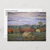 秋の国別郵便カード ポストカード (正面/裏面)