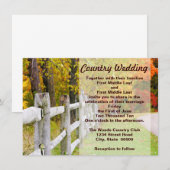 秋の国招待状 招待状 (正面/裏面)