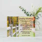 秋の国招待状 招待状 (スタンド正面)