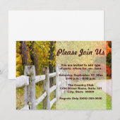 秋の国招待状 招待状 (正面/裏面)