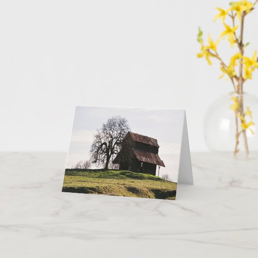 秋の国…... カード (黄色い花)