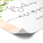 秋の地元で育てられた赤ちゃん 赤ちゃんは甘いかぼちゃ ポスター (角)