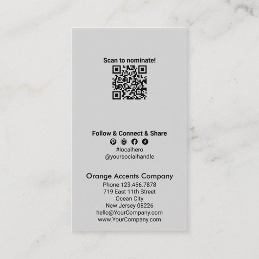 秋の地元ヒーロー推薦ありがとう 名刺 (裏面)