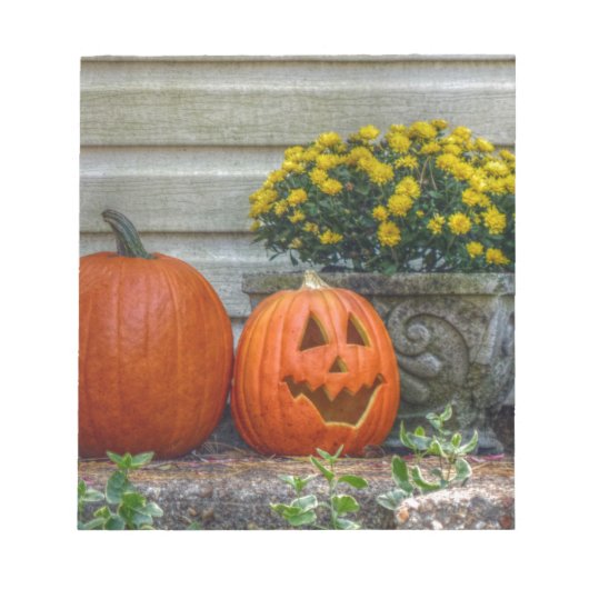 秋の場面 ノートパッド (正面)